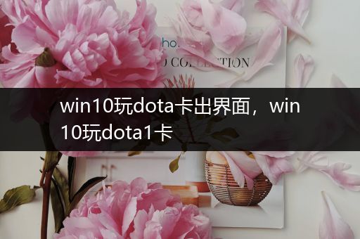 win10玩dota卡出界面，win10玩dota1卡