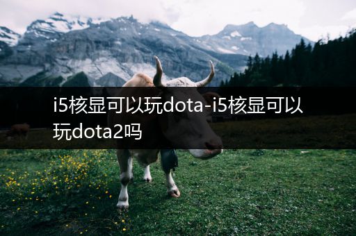 i5核显可以玩dota-i5核显可以玩dota2吗