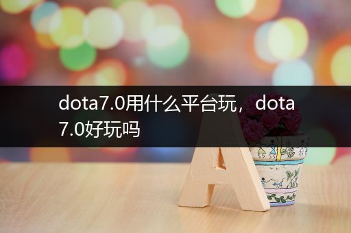 dota7.0用什么平台玩，dota7.0好玩吗