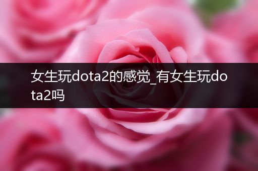 女生玩dota2的感觉_有女生玩dota2吗