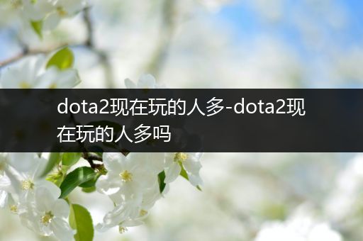 dota2现在玩的人多-dota2现在玩的人多吗