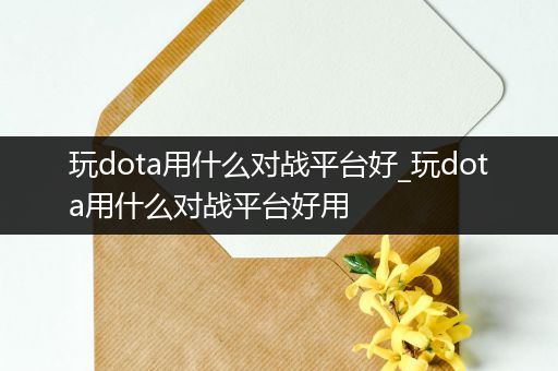 玩dota用什么对战平台好_玩dota用什么对战平台好用