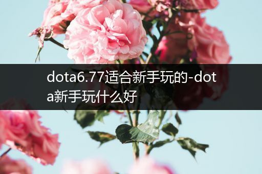 dota6.77适合新手玩的-dota新手玩什么好