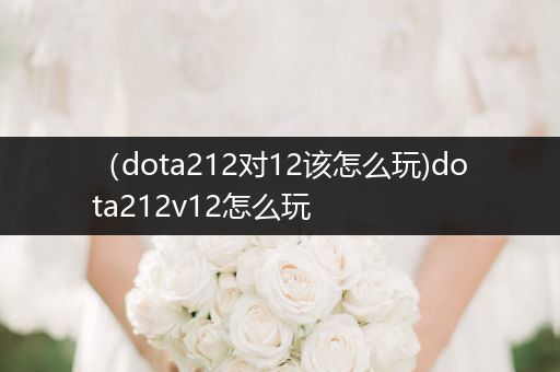 （dota212对12该怎么玩)dota212v12怎么玩