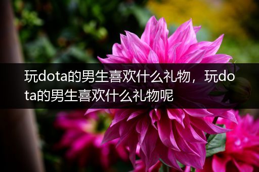 玩dota的男生喜欢什么礼物，玩dota的男生喜欢什么礼物呢