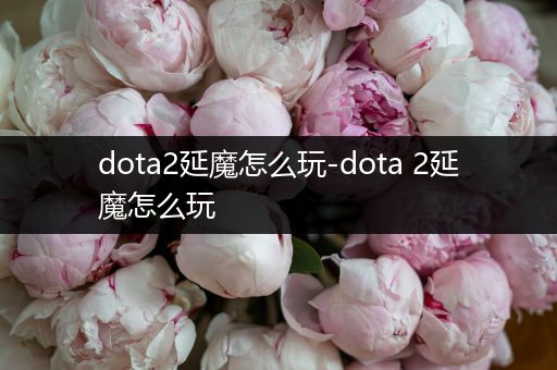 dota2延魔怎么玩-dota 2延魔怎么玩
