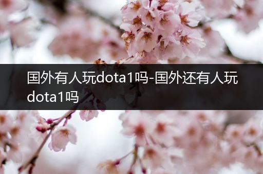 国外有人玩dota1吗-国外还有人玩dota1吗