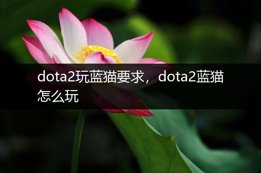 dota2玩蓝猫要求，dota2蓝猫怎么玩