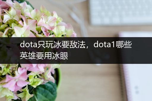 dota只玩冰要敌法，dota1哪些英雄要用冰眼