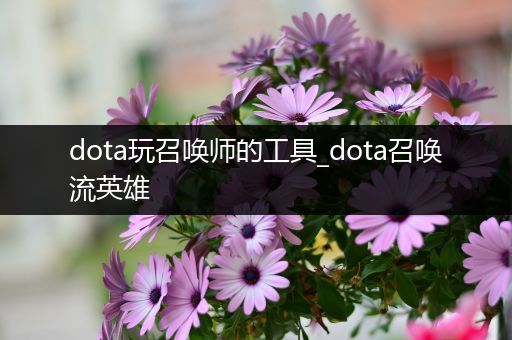 dota玩召唤师的工具_dota召唤流英雄