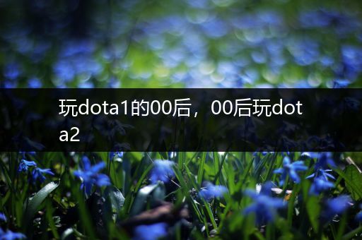 玩dota1的00后，00后玩dota2