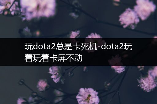 玩dota2总是卡死机-dota2玩着玩着卡屏不动