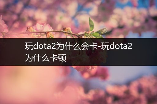 玩dota2为什么会卡-玩dota2为什么卡顿