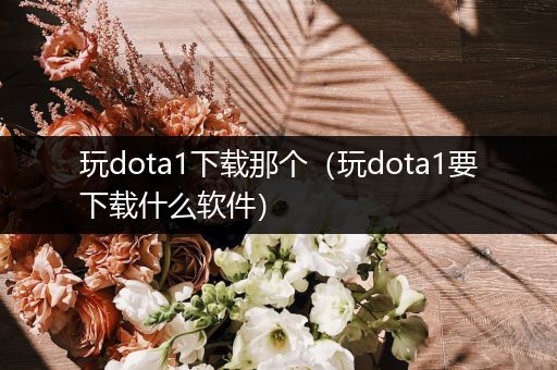 玩dota1下载那个（玩dota1要下载什么软件）