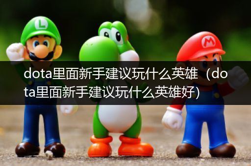 dota里面新手建议玩什么英雄（dota里面新手建议玩什么英雄好）