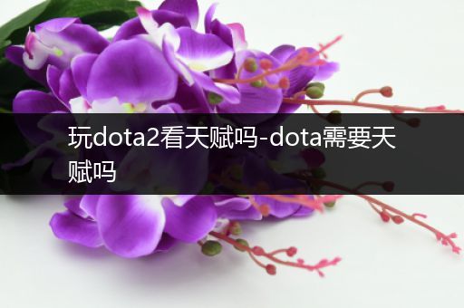 玩dota2看天赋吗-dota需要天赋吗