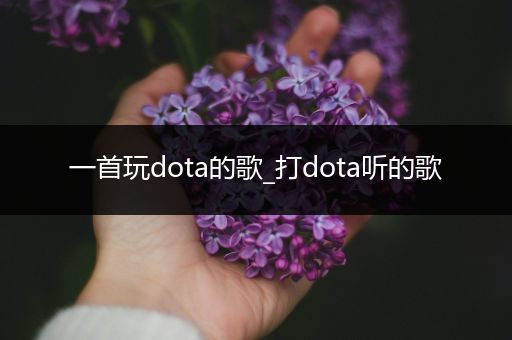 一首玩dota的歌_打dota听的歌