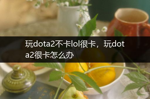 玩dota2不卡lol很卡，玩dota2很卡怎么办