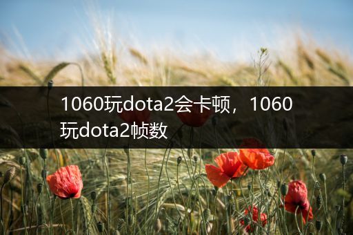 1060玩dota2会卡顿，1060玩dota2帧数
