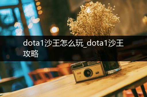dota1沙王怎么玩_dota1沙王攻略