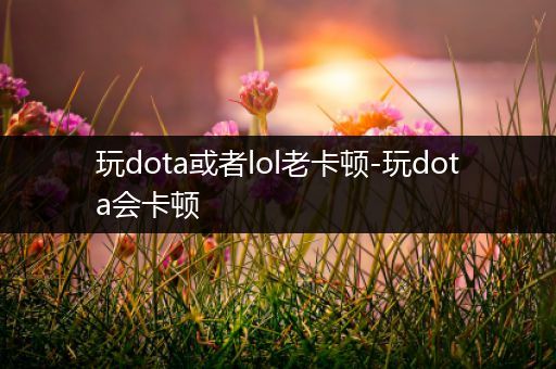 玩dota或者lol老卡顿-玩dota会卡顿