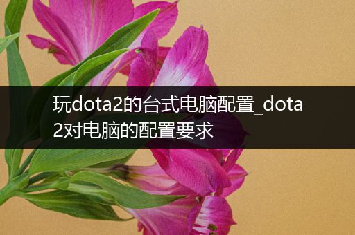 玩dota2的台式电脑配置_dota2对电脑的配置要求