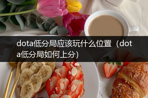 dota低分局应该玩什么位置（dota低分局如何上分）