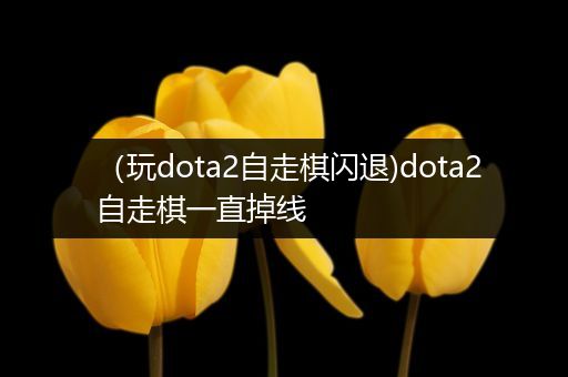 （玩dota2自走棋闪退)dota2自走棋一直掉线