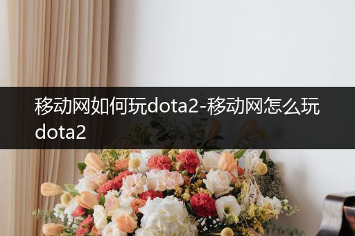 移动网如何玩dota2-移动网怎么玩dota2