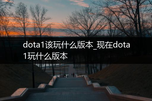 dota1该玩什么版本_现在dota1玩什么版本