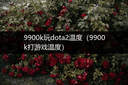 9900k玩dota2温度（9900k打游戏温度）