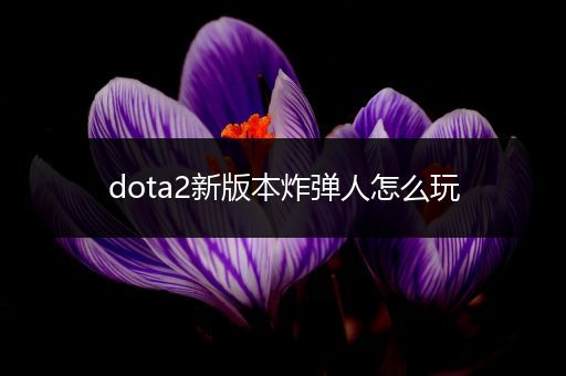 dota2新版本炸弹人怎么玩