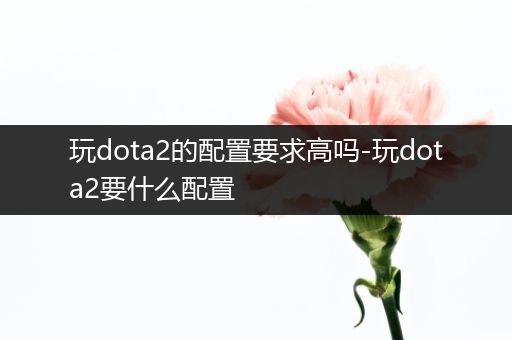 玩dota2的配置要求高吗-玩dota2要什么配置