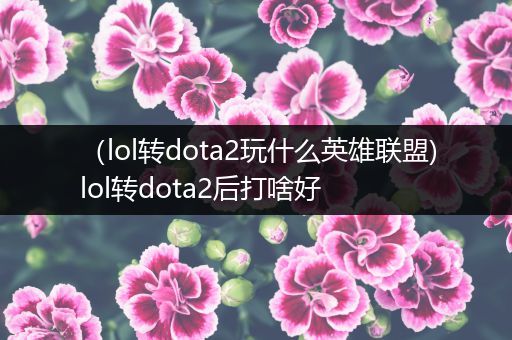 （lol转dota2玩什么英雄联盟)lol转dota2后打啥好