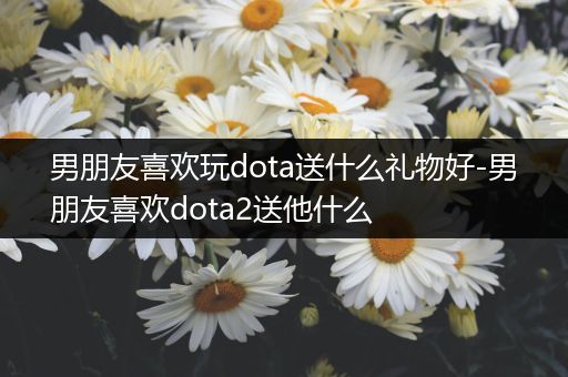 男朋友喜欢玩dota送什么礼物好-男朋友喜欢dota2送他什么