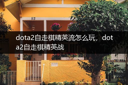 dota2自走棋精英流怎么玩，dota2自走棋精英战