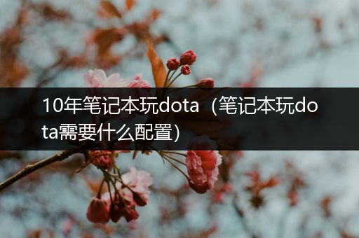 10年笔记本玩dota（笔记本玩dota需要什么配置）