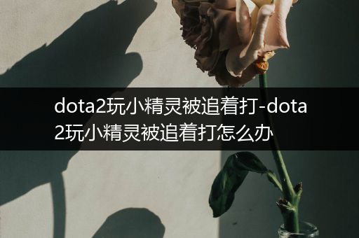 dota2玩小精灵被追着打-dota2玩小精灵被追着打怎么办