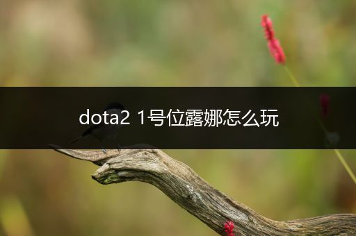 dota2 1号位露娜怎么玩