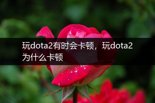 玩dota2有时会卡顿，玩dota2为什么卡顿