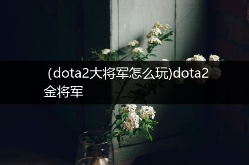 （dota2大将军怎么玩)dota2 金将军