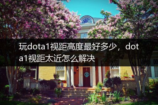 玩dota1视距高度最好多少，dota1视距太近怎么解决