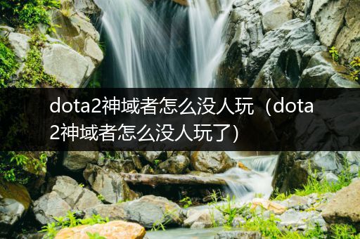 dota2神域者怎么没人玩（dota2神域者怎么没人玩了）