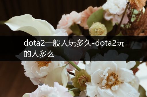 dota2一般人玩多久-dota2玩的人多么