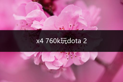 x4 760k玩dota 2