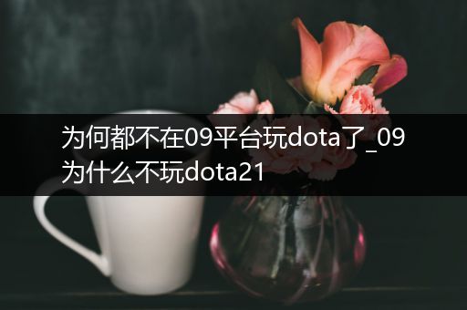 为何都不在09平台玩dota了_09为什么不玩dota21