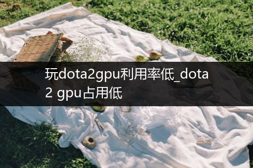 玩dota2gpu利用率低_dota2 gpu占用低