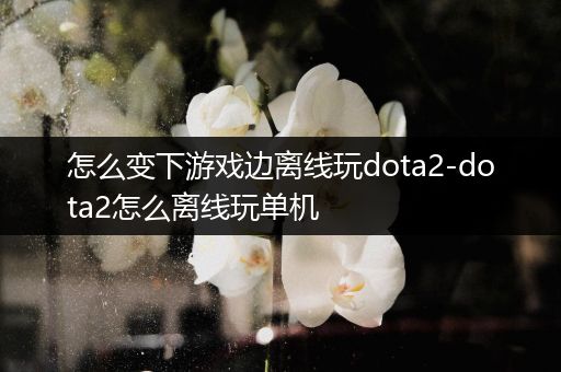 怎么变下游戏边离线玩dota2-dota2怎么离线玩单机