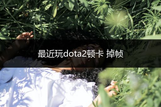 最近玩dota2顿卡 掉帧