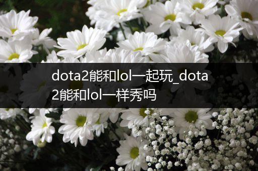 dota2能和lol一起玩_dota2能和lol一样秀吗